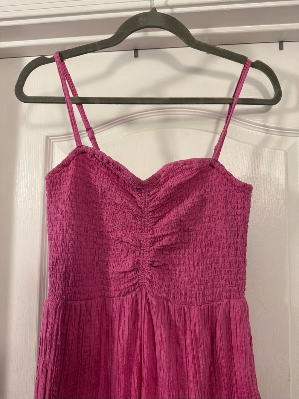 L Space Mallorca Pink Smocked Tiered Maxi Dress - Picture 2 of 15